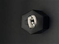 Anello Gioielleria Dossena  Donna in Oro bianco Zircone ANOR-138-253 - ANOR-138-253